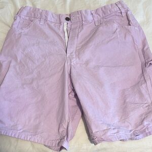 Dickies lilac dyed shorts